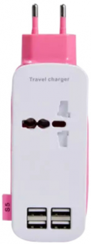 Travel Charger Pink